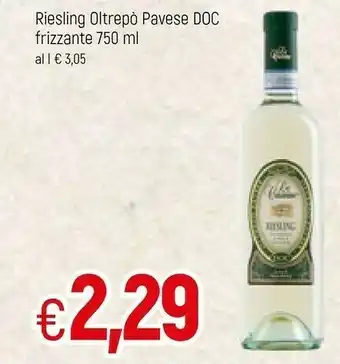 Famila Riesling Oltrepò Pavese Doc Frizzante 750 Ml offerta