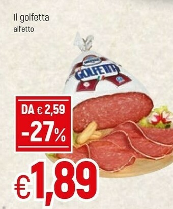 Famila Golfera Il Golfetta offerta
