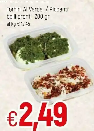 Famila Tomini Al Verde Piccanti Belli Pronti offerta