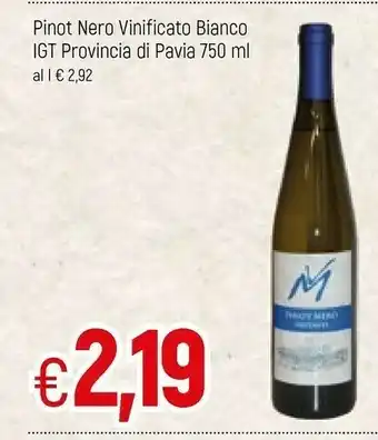 Famila Provincia Di Pavia Pinot Nero Vinificato Bianco IGT offerta