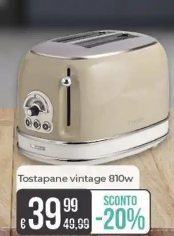 Portobello Ariete Tostapane vintage 810w offerta