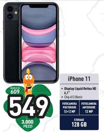 Unieuro iPhone 11 offerta