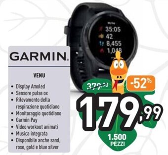 Unieuro Garmin Venu offerta
