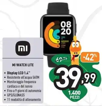 Unieuro MI Watch Lite offerta
