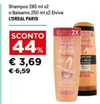 Iper La Grande L'Oreal Shampoo offerta