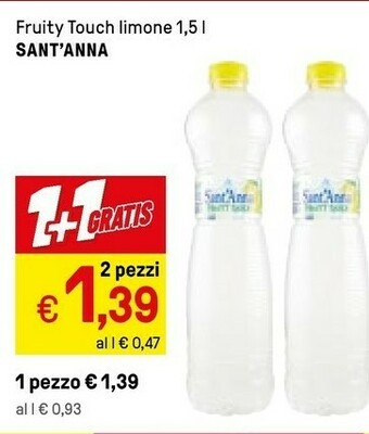 Iper La Grande Sant'anna Fruity Touch Limone offerta