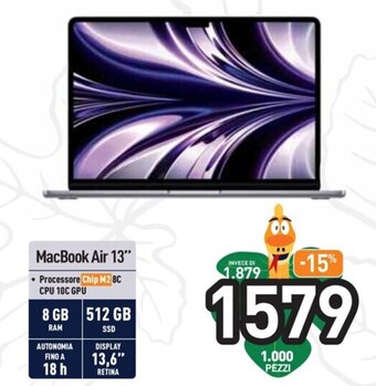 Unieuro MacBook Air 13" offerta