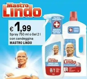 Iper La Grande Mastro lindo Spray Con Candeggina offerta