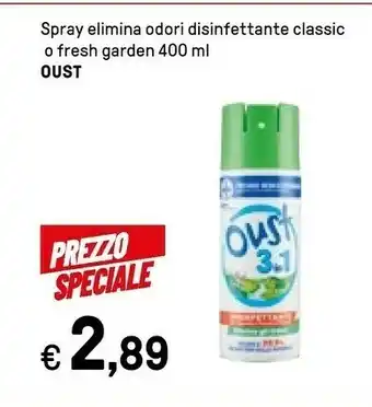 Iper La Grande Oust Detergente Spray Disinfettante offerta