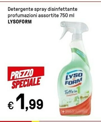 Iper La Grande Lysoform Detergente Spray Disinfettante offerta