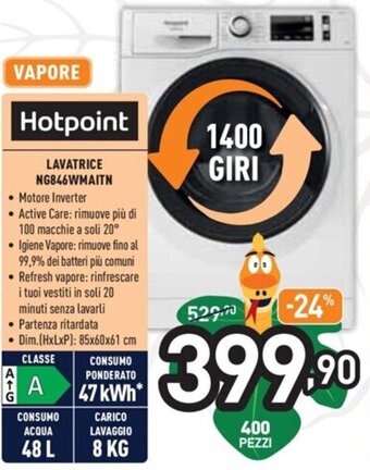 Hotpoint Lavatrice NG846WMAITN