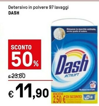 Iper La Grande Dash Detersivo In Polvere Per Lavatrice offerta