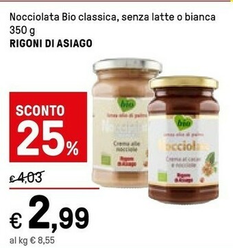 Rigoni Di Asiago Nocciolata 350 G(ml)