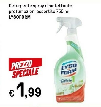 Iper La Grande Lysoform Detergente Spray Disinfettante offerta