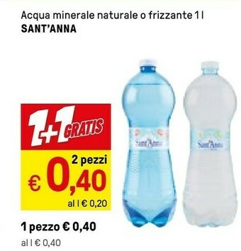 Iper La Grande Sant'anna Acqua Minerale Naturale offerta