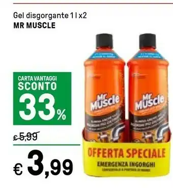 Iper La Grande Mr muscle Gel Disgorgante offerta