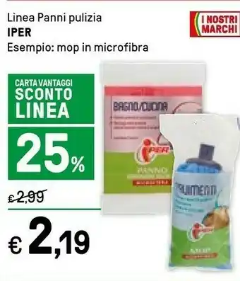 Iper La Grande Iper Mop In Microfibra offerta