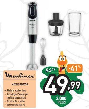Unieuro Moulinex Mixer DD6558 offerta