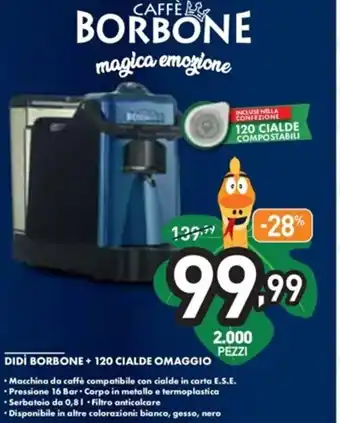 Didì Borbone + 120 Cialde Omaggio