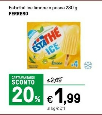 Iper La Grande Ferrero Estathè Verde Biologico offerta