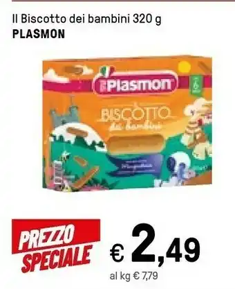 Iper La Grande Plasmon Plasmon - Il Biscotto dei Bambini 320 g(ml) offerta