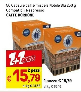 Iper La Grande Caffe Borbone Miscela Blu offerta