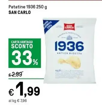Iper La Grande San Carlo Patatine 1936 offerta