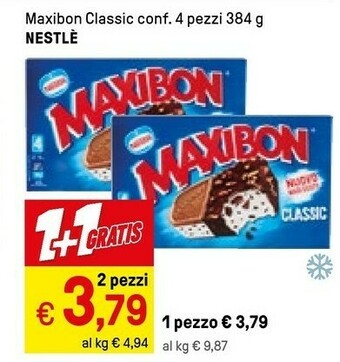 Iper La Grande Nestle Maxibon Classic offerta
