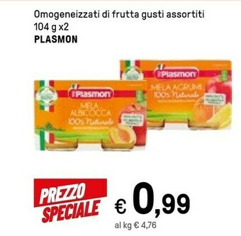 Iper La Grande Plasmon Omogeneizzati Di Frutta offerta