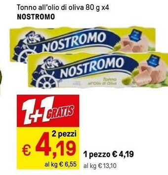 Iper La Grande Nostromo Tonno All'olio Di Oliva offerta
