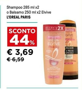 Iper La Grande L'Oreal Shampoo offerta
