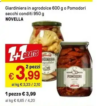 Novella Giardiniera In Agrdolce