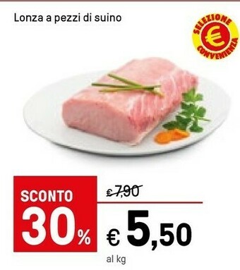 Iper La Grande Lonza A Pezzi Di Suino offerta