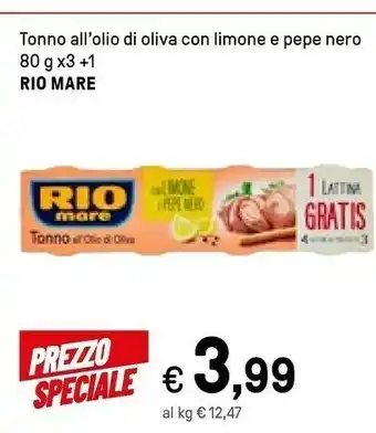 Iper La Grande Rio Mare Tonon All Olio Di Oliva offerta