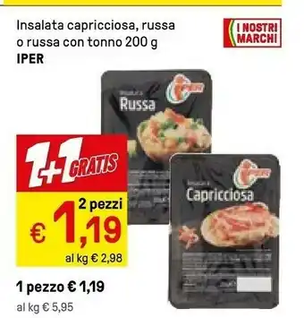 Iper La Grande Iper Insalata Capricciosa offerta