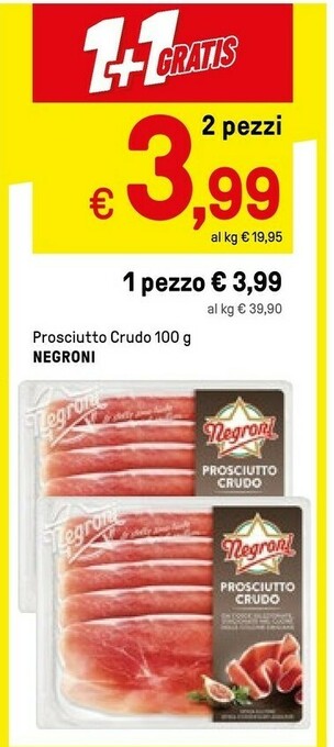 Negroni Prosciutto Crudo 100 G(ml)