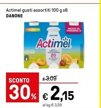 Iper La Grande Danone Actimel+ offerta