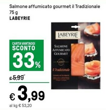 Iper La Grande Labeyrie Salmone Affumicato offerta