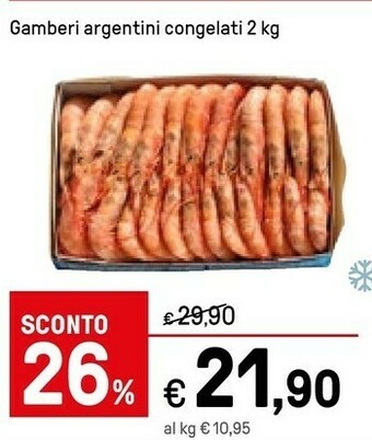 Iper La Grande Gamberi Argentini Congelati offerta