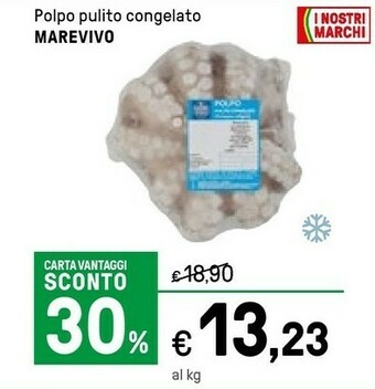 Iper La Grande Marevivo Polpo Pulito Congelato offerta