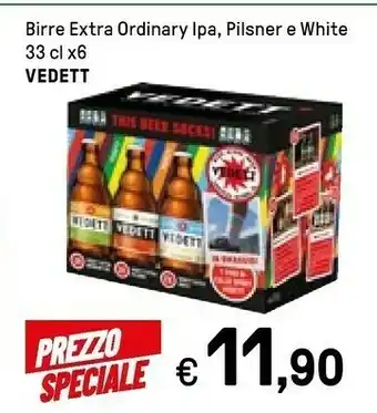 Iper La Grande Vedett Birre Extra Ordinary Ipa, Pilsner E White offerta