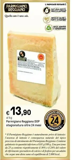 Iper La Grande Parmigiano Reggiano Dop Stagionatura Oltre 24 Mesi offerta