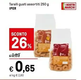 Iper La Grande Iper Taralli Al Peperoncino offerta