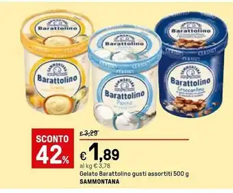Iper La Grande Sammontana Barattolino Crema 500 G(ml) offerta