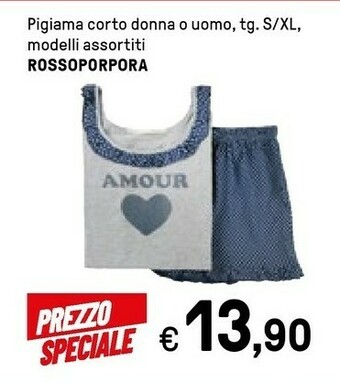 Iper La Grande Rossoporpora Pigiama Corto Donna O Uomo offerta
