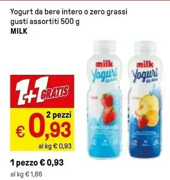 Iper La Grande Milk Yogurt Da Bere offerta