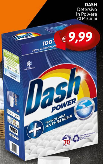 Dash Detersivo in Polvere 70 Misurini