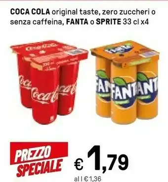 Iper La Grande Coca Cola Coca-Cola - Coca-Cola Zero 330 G(ml) offerta