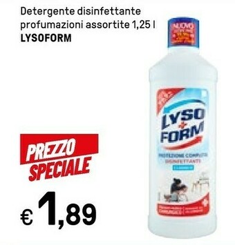 Iper La Grande Lysoform Detergente Disinfettante Profumazioni offerta