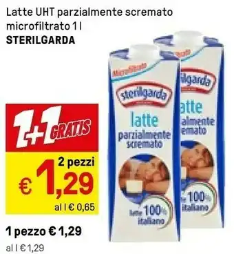Iper La Grande Sterilgarda Latte parzialmente scremato offerta
